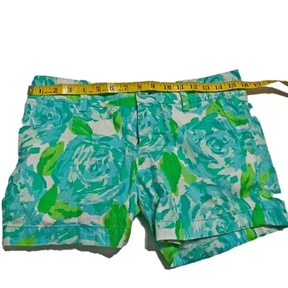Lilly Pulitzer Callahan Shorts - Poolside Blue Rose First Impression - Size 2 - Picture 8 of 8